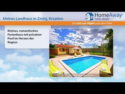 Istrien: Kleines, romantisches Ferienhaus mit privatem Pool im Herzen der - FeWo-direkt.de Video