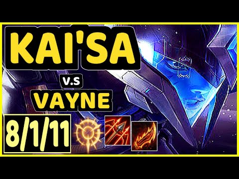 MATSUKAZE (KAI'SA) vs VAYNE - 8/1/11 KDA BOTTOM ADC CHALLENGER GAMEPLAY - BR