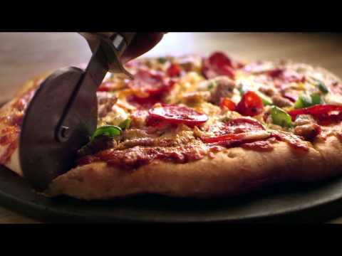 A pizza oficial de não ter que dizer “Limpe o prato”.