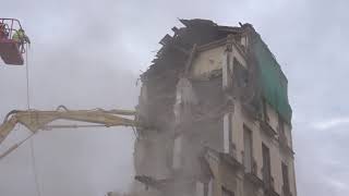 Demolición Edificio de la Mundial, Palacete de Guerrero Strachan. Málaga, 31 marzo 2019 (3) B