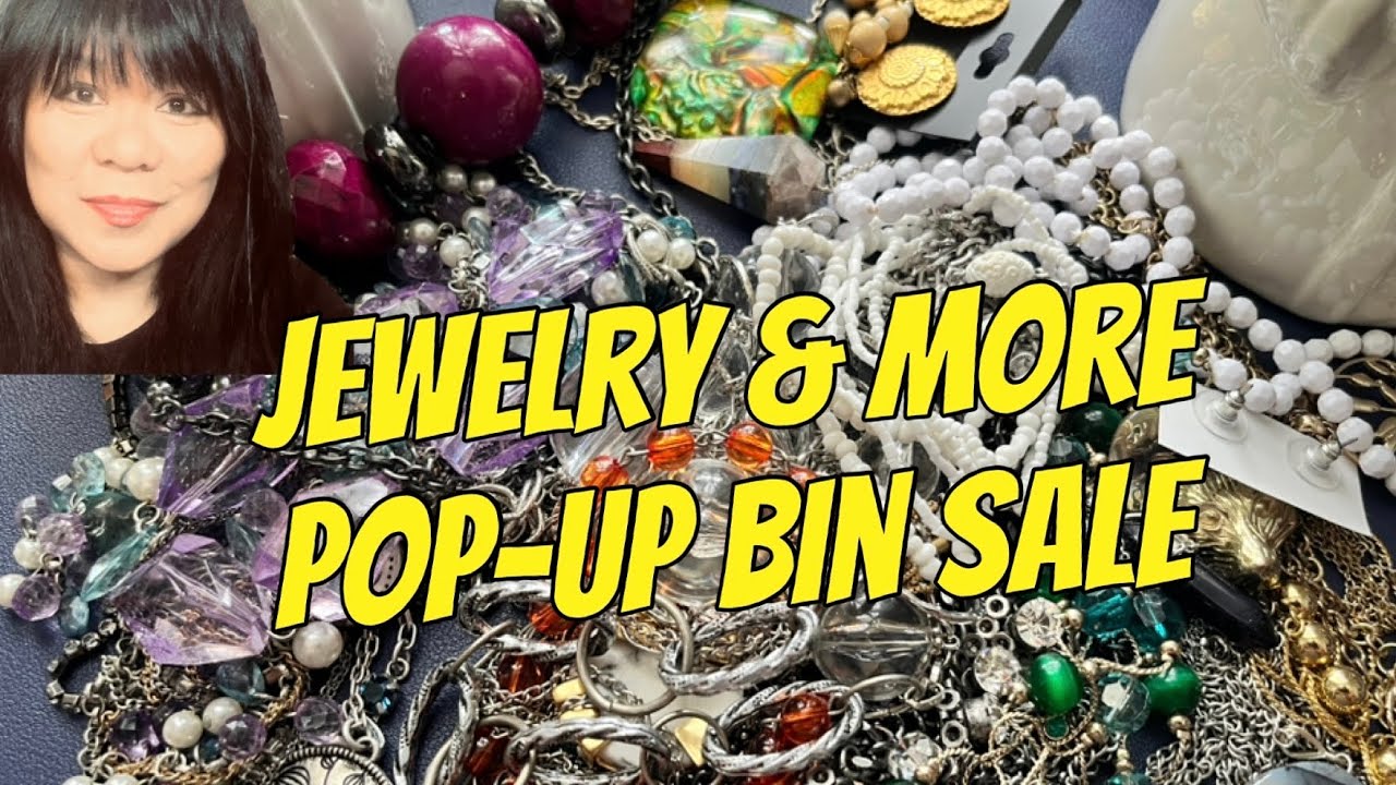 Happy April! JEWELRY & MORE BIN POP-UP SALE! 