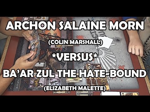 Archon Salaine Morn versus Ba'ar Zul the Hate-bound - Warhammer 40,000: Conquest