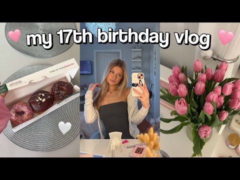 MY 17TH BIRTHDAY VLOG + BDAY SHOPPING HAUL 🎂✨