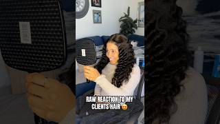 This was her first ever wig & wig install . WATCH TILL THE END for her reaction‼️