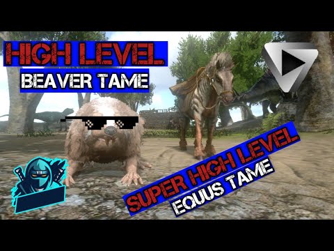 HIGH LEVEL BEAVER TAMING AND 290 EQUUS TAME |ARK SURVIVAL EVOLVED MOBILE | [S1E13]