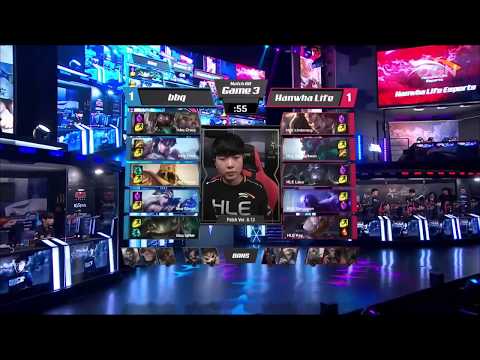 BBQ vs HLE Highlights Game 3 LCK Summer Split  2018 W6D4 BBQ Olivers vs Hanwha Life Esports