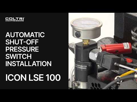 ICON LSE 100 EM – Automatic shut-off pressure switch installation