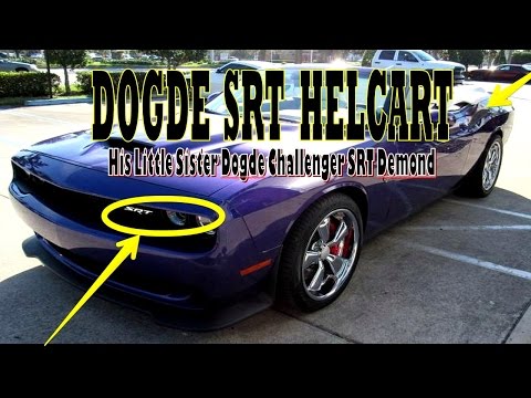 [Must Watch] The Dogde Challenger SRT Helcart Cabriolet-is Little Sister Dogde Challenger SRT Demond Video