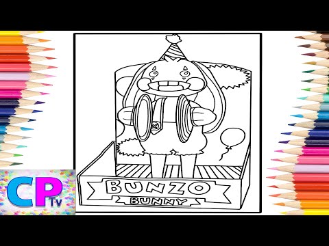 Bunzo Bunny Coloring Pages/Poppy Playtime Coloring/Marin Hoxha & Caravn - Eternal [NCS Release]