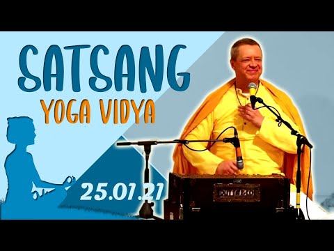 Satsang + Meditation, Mantra und Kirtan mit Narendra - Yoga Vidya Ashram Live 20:00 - 25.01.2021