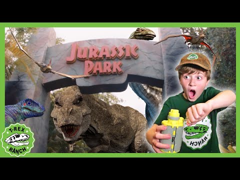 Jurassic Park GIANT T-Rex! | T-Rex Ranch Dinosaur Videos