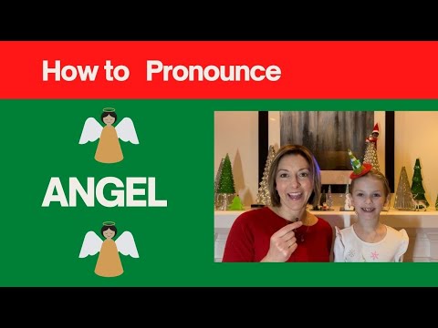 Learn to Pronounce ANGEL 👼 American English CHRISTMAS Pronunciation Lesson #learnenglish #christmas