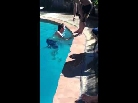Double front flip flop fail