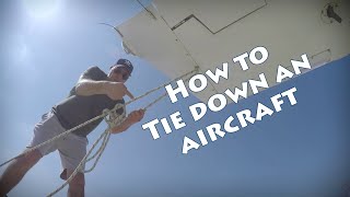 How I Tie Down an aircraft [ENG]