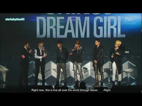 [ENG] 130220 SHINee - Comeback Showcase "Dream Girl" (Intro+Talk 1)