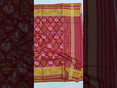 Multicolor weaved handloom tissue patola dupatta