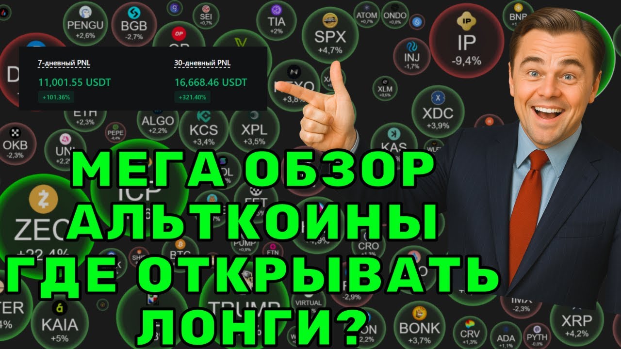 Топ альткоины для роста в 2025 году! Когда покупать Альткоины? Готовлюсь к разв