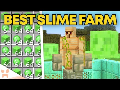 New Best Slime Farm - Bedrock + Java — Minecraft farm tutorial thumbnail