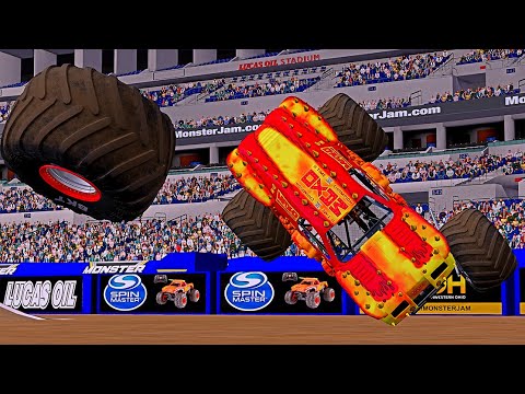 Broken Parts #15 BeamNG.Drive Monster Jam! #monsterjam #beamng #gravedigger