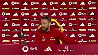 ROMA-INTER De Rossi Conferenza pre gara 09 febbraio 2024