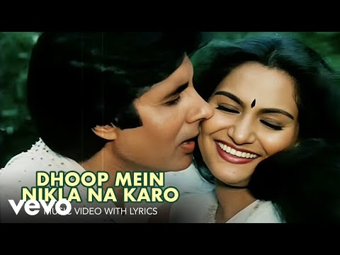 Dhoop Mein Nikla Na Karo Amitabh Bachchan, Madhavi — watch video