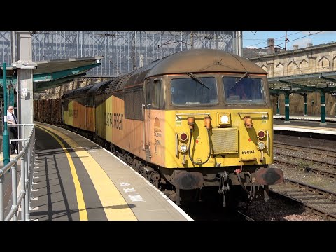 Fantastic Train Variety at Carlisle! 37s, 43s, 56s, 66s. 16 August 23