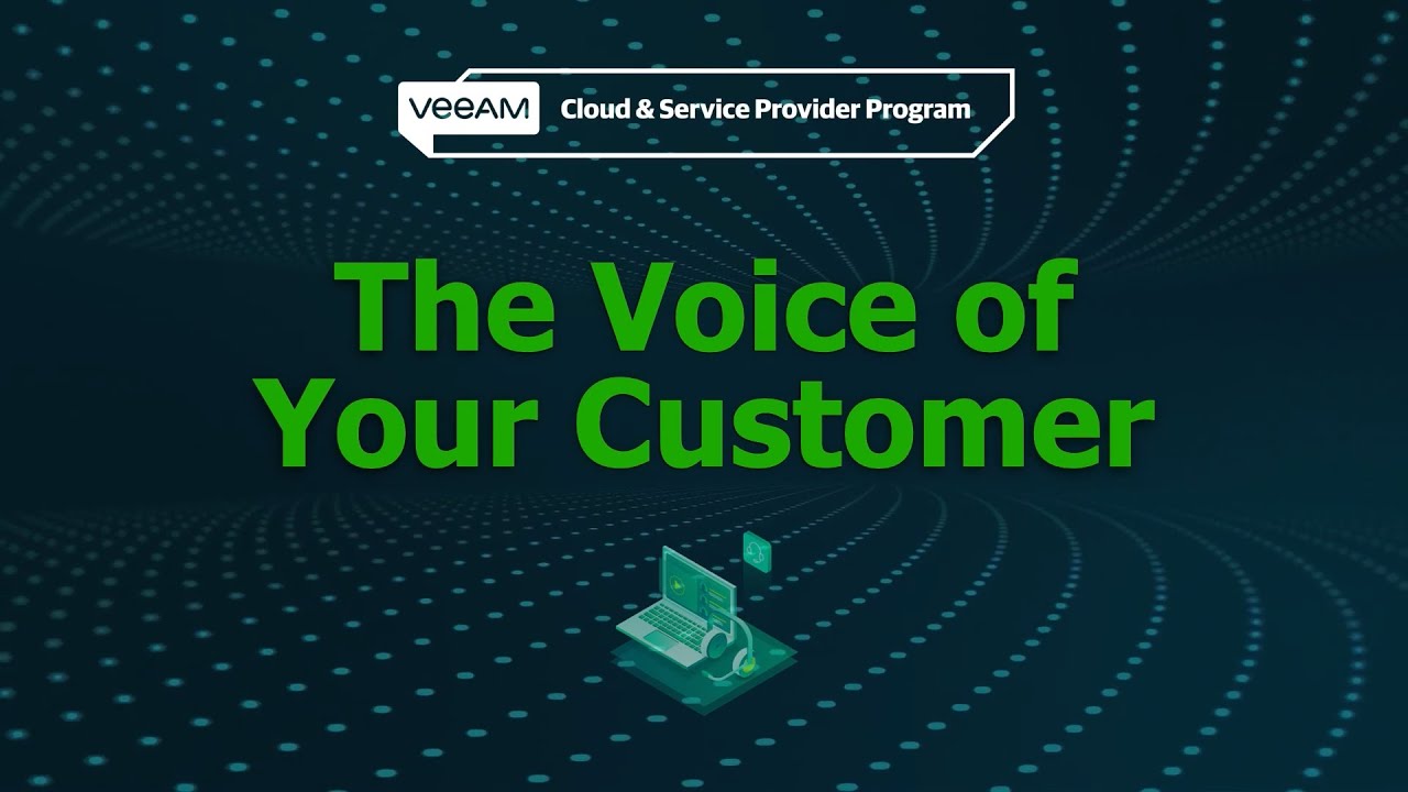 Veeam Cloud Service Provider Virtual Roundtable: The Voice of Your Customer video