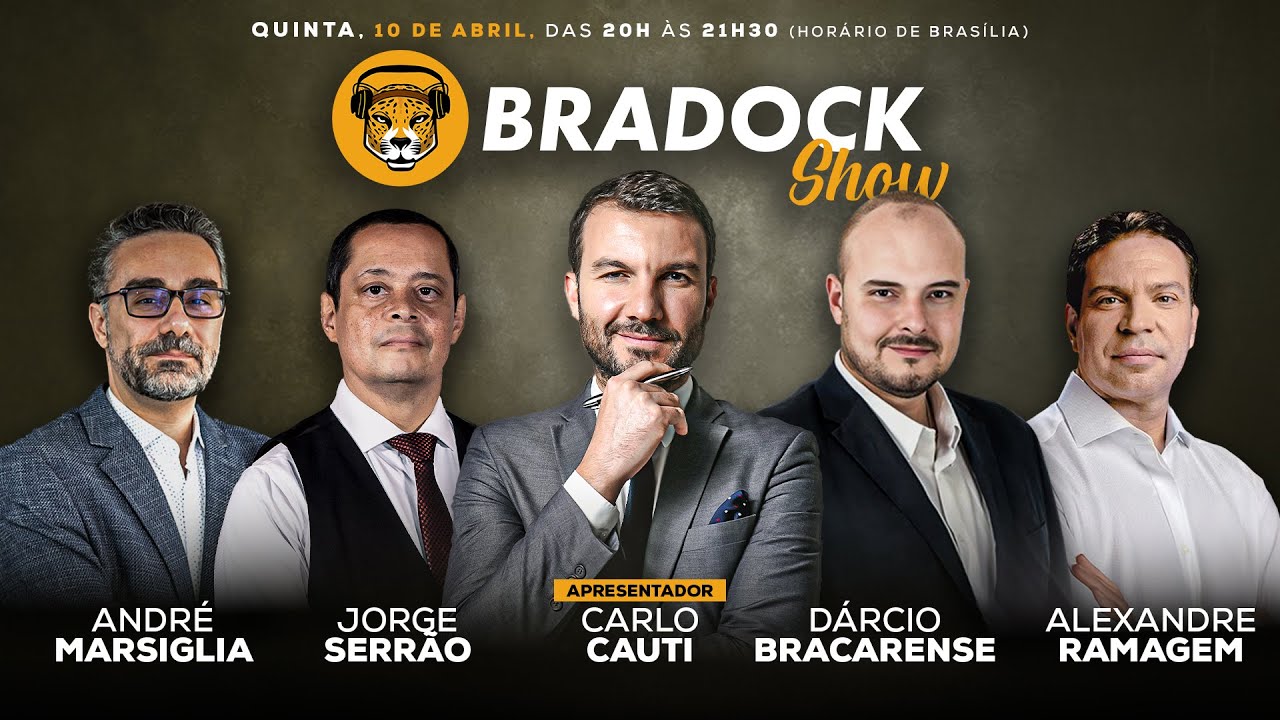 Bradock Show 10/04/25 - Carlo Cauti, Serrão, André Marsiglia, Dárcio Bracarense e Alexandre Ramagem