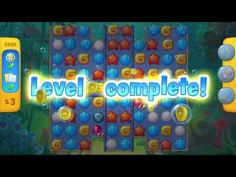 Fishdom 5938 Level - 16 moves - NO BooSTERS