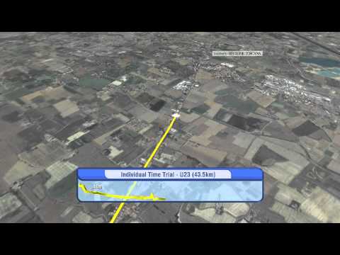 Course Animation ITT Men U23 - 2013 UCI Road World Championships