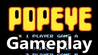 Popeye NES Gameplay -The No Swear Gamer