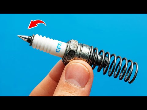 Even NATO professors didn't think of this! Turn Old Spark Plugs into a Super Spot Welding Machine