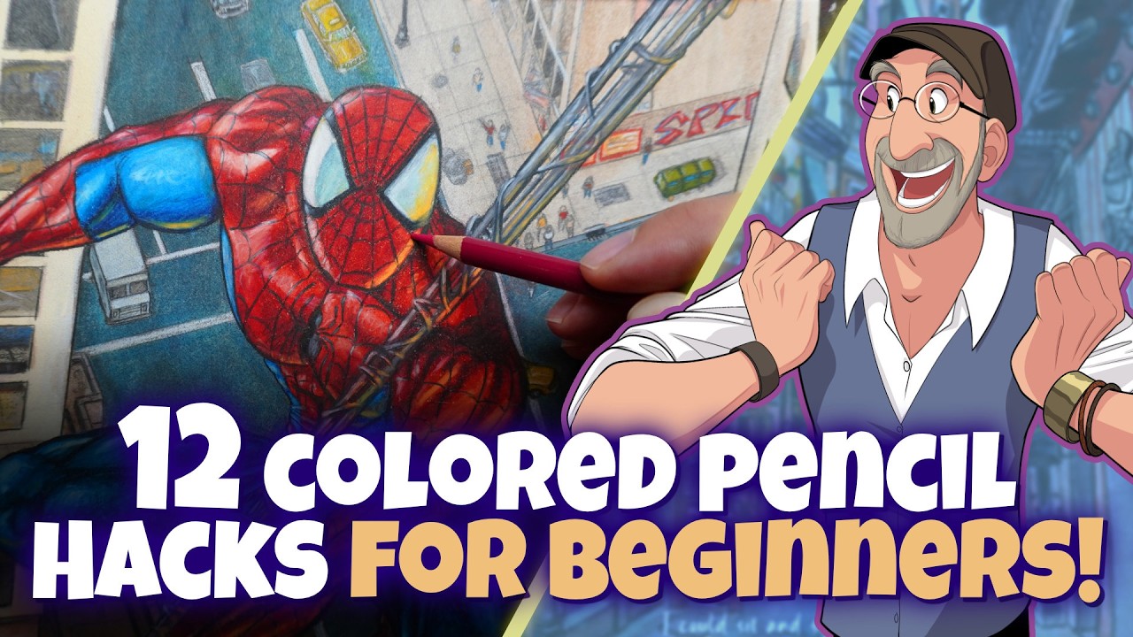 12 Colored Pencil Art Hacks for Beginners!