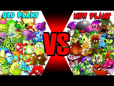 Team OLD vs NEW Plants - Who Will Win? - PVZ 2 v10.5.1 Team Plant vs Team Plant