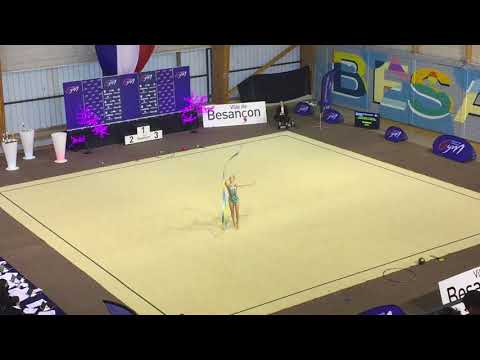Maria Bolotnikov ruban - Nat B 18 ans et + - France Besançon 2018