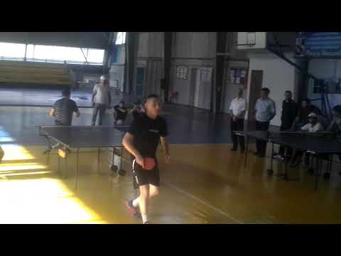 Настольный теннис.Финальная игра с Уламбегом.