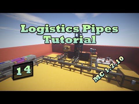 Logistics Pipes Tutorial - #14 - Metal Press (Immersive Engineering)