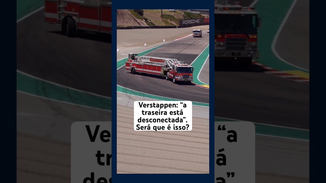 Será que é disso que fala Max Verstappen sobre a "traseira desconectada"? #f1 #shorts