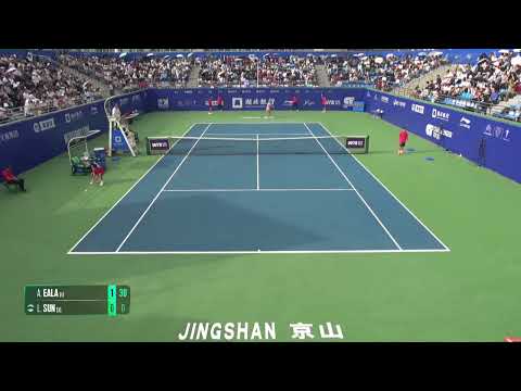 Alexandra Eala [1] (PHI) vs Lulu Sun [3] (NZL) // 6-3 4-6 2-6 // W125 Jingshan // Semi-final
