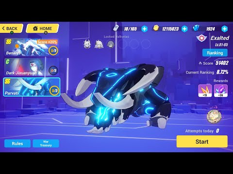 Honkai Impact 3rd: Memorial Arena Parvati