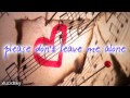 The Melody- Goodbye Lyrics