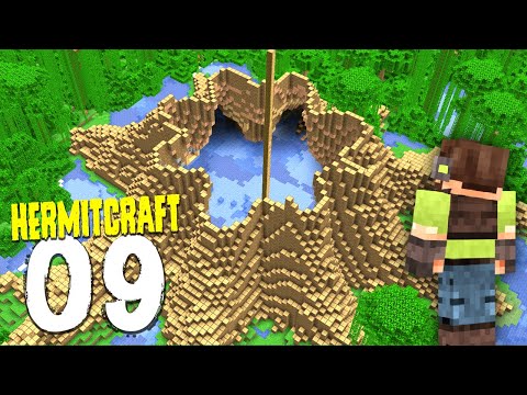 HermitCraft 7: 9 | MEGA TREE STUMP COMPLETE!