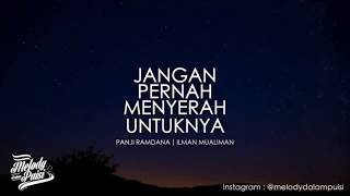 Download lagu melody dalam puisi. KUMPULAN PUISI BAPER ISLAMIC.  panji ramdana mp3