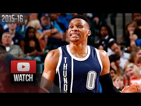 Russell Westbrook Full Highlights at Mavericks 2016 Playoffs R1G4 - 25 Pts, 15 Dimes, BEAST!
