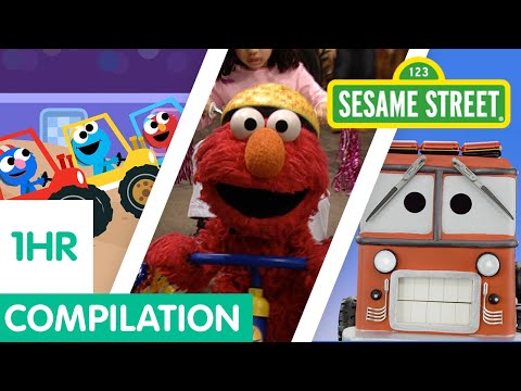 Sesame Street: Vehicles for Kids Compilation | Trucks, Trains, Cars, and more!