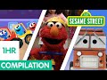 Sesame Street Vehicles For Kids Compilation Trucks Trains Cars And More