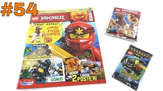 LEGO Ninjago Magazin Nr. 54 September 2019 mit einer Pyro Viper Minifigur