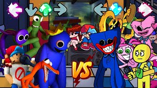 Cover art for Friday Night Funkin' – "Playtime" but Rainbow Friends & Poppy Playtime Characters Sings It