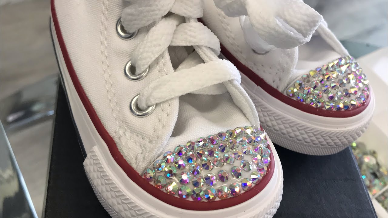 Watch Now How to bling converse | start to finish +bling with me How to bling converse | start to finish +bling with me