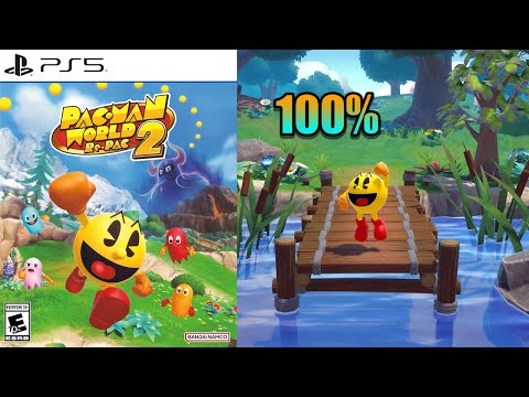 Pac-Man World 2 Re-Pac [43] 100% PS5 Longplay & Mazes